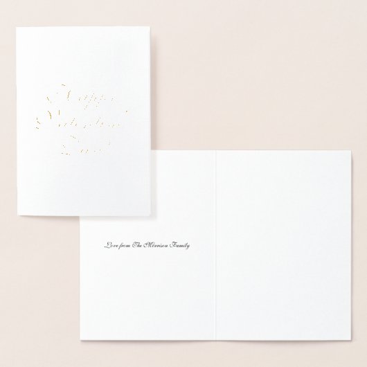 Happy Valentine's Day benutzerdefinierte Skriptpol Folienkarte (Anzeige)