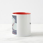 Happy Valentine's Day Best Daddy Niedlich Hund Fot Tasse (Zentrum)