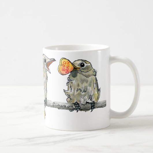 Happy Valentines Day Birds Tasse (Rechts)