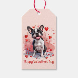 Happy Valentines Day Boston Terrier Dog Geschenkanhänger