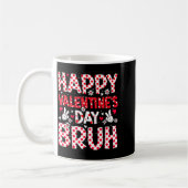 Happy Valentines Day Bruh Heart Valentine Boys Gir Kaffeetasse (Links)