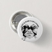Happy Valentine's Day Business Name  Button (Vorne & Hinten)