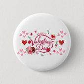 Happy Valentine's Day Button (Vorderseite)