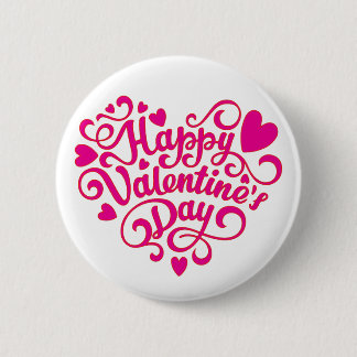 HAPPY VALENTINES DAY BUTTON