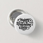 Happy Valentines Day Button (Vorne & Hinten)
