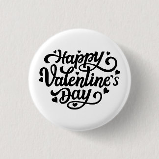 Happy Valentines Day Button