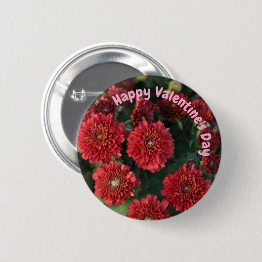 Happy Valentine's Day Button (Vorne & Hinten)