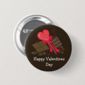 Happy Valentines Day Button (Vorne & Hinten)