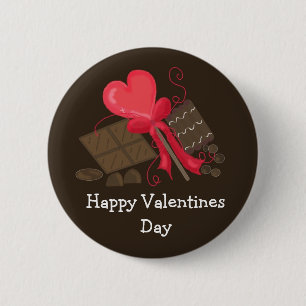Happy Valentines Day Button