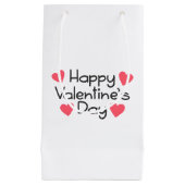 Happy Valentine's Day Calligraphy| Geschenktasche Kleine Geschenktüte (Vorderseite)