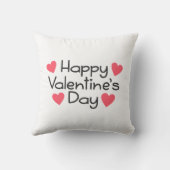 Happy Valentine's Day Calligraphy | Kissen (Rückseite)