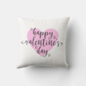 Happy Valentine's Day Calligraphy | Kissen (Rückseite)