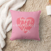 Happy Valentine's Day Calligraphy | Kissen (Decke)