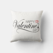 Happy Valentine's Day Calligraphy | Kissen (Rückseite)