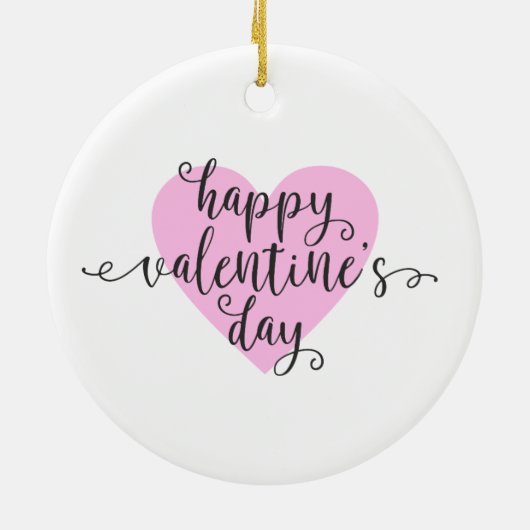 Happy Valentine's Day Calligraphy | Ornament (Hinten)