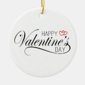 Happy Valentine's Day Calligraphy | Ornament (Vorne)