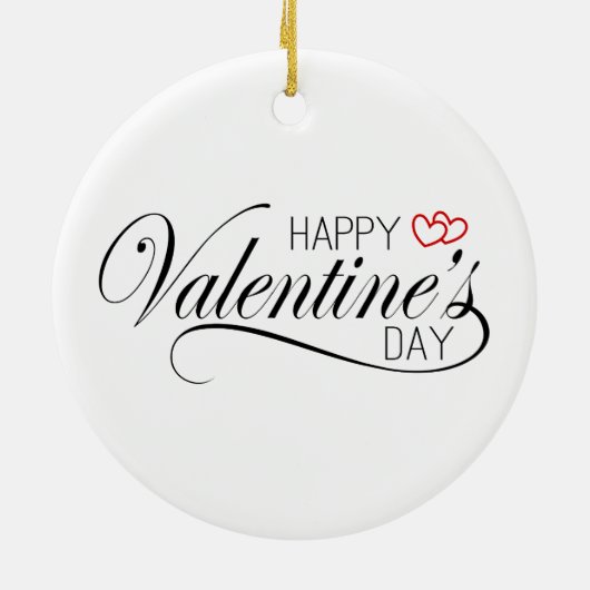 Happy Valentine's Day Calligraphy | Ornament (Hinten)
