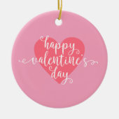 Happy Valentine's Day Calligraphy | Ornament (Vorne)