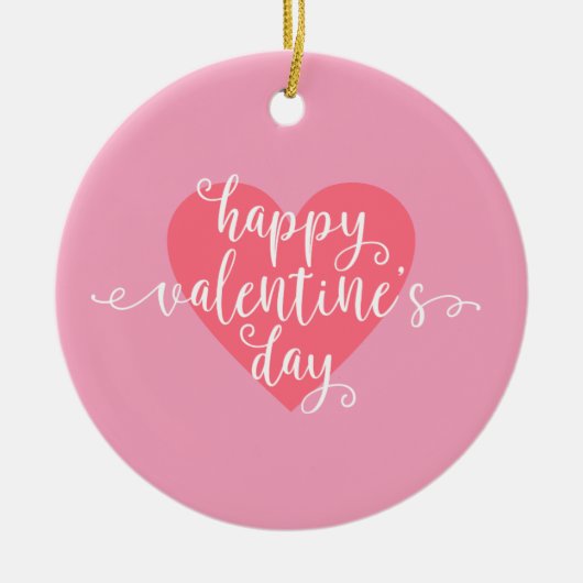 Happy Valentine's Day Calligraphy | Ornament (Vorne)