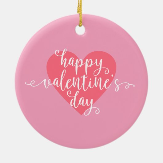 Happy Valentine's Day Calligraphy | Ornament (Hinten)