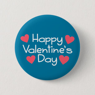 Happy Valentine's Day Calligraphy   Schaltfläche B Button