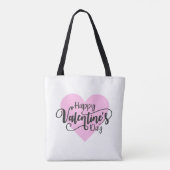 Happy Valentine's Day Calligraphy | Tasche (Rückseite)