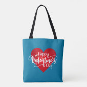 Happy Valentine's Day Calligraphy | Tasche (Rückseite)