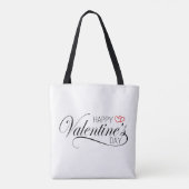 Happy Valentine's Day Calligraphy | Tasche (Rückseite)