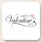 Happy Valentine's Day Calligraphy | UNTERSETZER (Vorderseite)