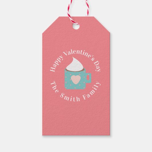 Happy Valentines Day Camp Feuerschokolade Geschenkanhänger (Vorderseite)