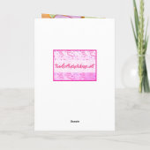 Happy Valentine's Day Candy Hearts Foto-Karte Karte (Rückseite)