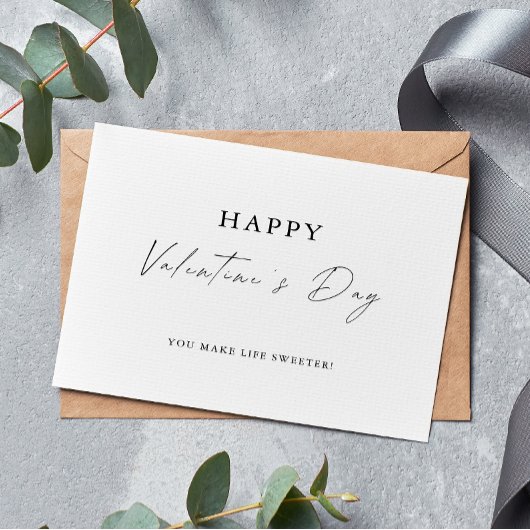 Happy Valentine's Day Card Dankeskarte