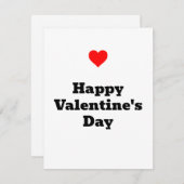 Happy Valentine's Day Card Feiertagskarte (Vorne/Hinten)