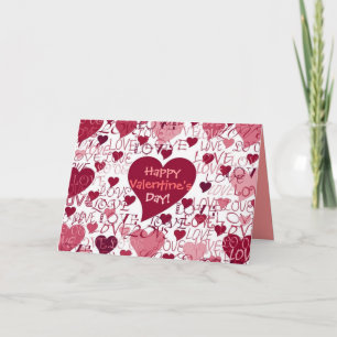 Happy Valentine's Day Card Feiertagskarte