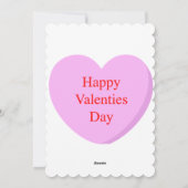 Happy Valentines Day Card Feiertagskarte (Rückseite)