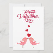 Happy Valentine's Day Card Feiertagskarte (Vorderseite)