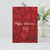 Happy Valentine's Day Card Karte (Stehend Vorderseite)
