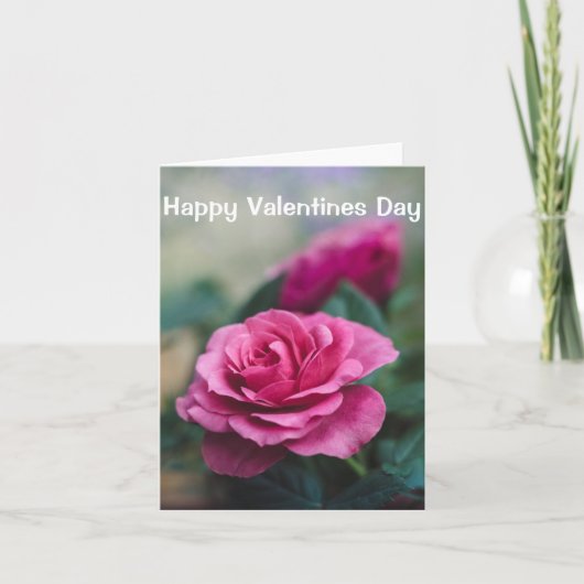 Happy Valentine's Day Card Karte (Vorderseite)