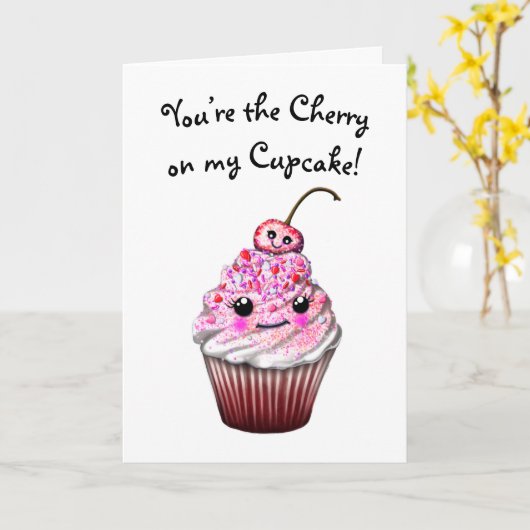 Happy Valentine's Day Card Karte (Gelbe Blume)