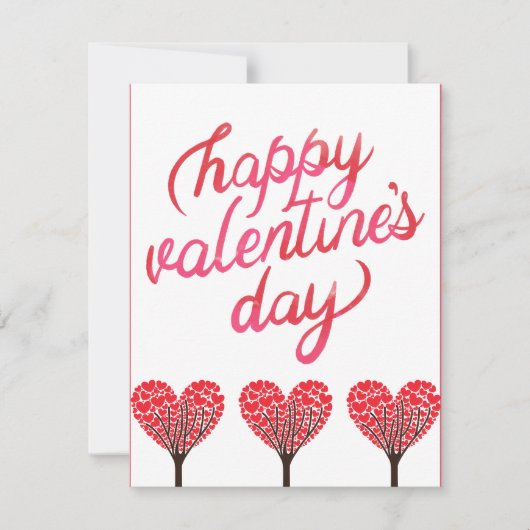 Happy Valentines Day Card Mitteilungskarte (Vorderseite)