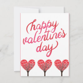 Happy Valentines Day Card Mitteilungskarte