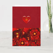 Happy Valentine's Day Card Personalize Name Karte (Rückseite)