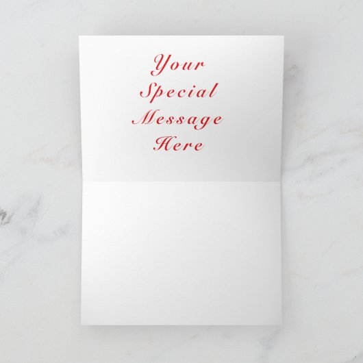 Happy Valentine's Day Card Welpe mit Herzgeschenk Karte (Innenseite)