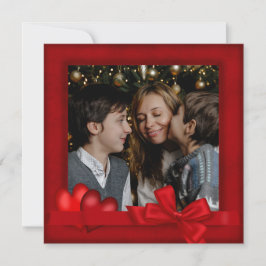 Happy Valentine's Day Card with Photo Einladung