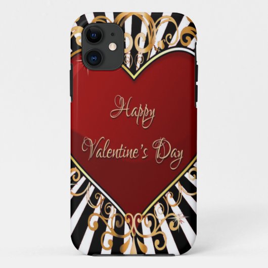 Happy Valentine's Day Case-Mate iPhone Hülle (Rückseite)