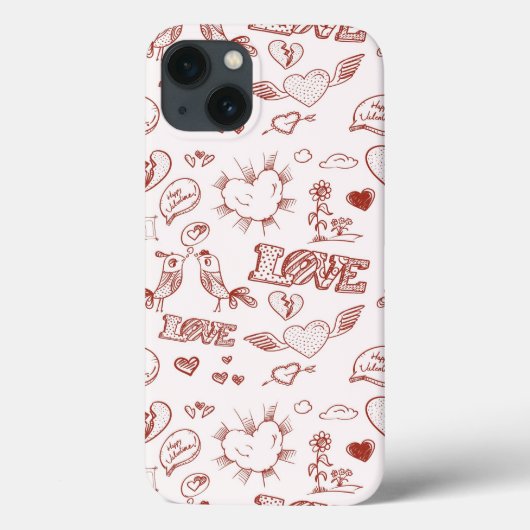 Happy Valentine's Day Case-Mate iPhone Hülle (Rückseite)
