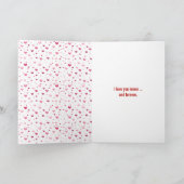 Happy Valentine's Day Cats Dancing Karte (Innenseite)