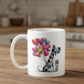Happy Valentine's Day Charming Great Dane Kaffeetasse
