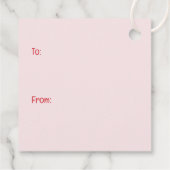 Happy Valentines Day Chihuahua Hunde Geschenkanhänger (Rückseite)