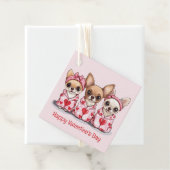 Happy Valentines Day Chihuahua Hunde Geschenkanhänger (Beispiel)